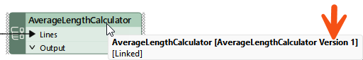 Checking the version of a custom transformer in a tooltip